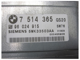 BMW E39 Getriebesteuergerät Automatikgetriebe 7514365...