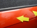 Audi A3 8P Sportback Tür vorne rechts LY3J Brilliantrot