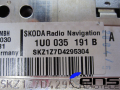 Skoda Superb 3U Navigations Autoradio CD Blaupunkt 1U0035191B