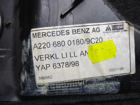 Mercedes CL C215 W215 Verkleidung Fussraum Hochtöner vorne unten links anthrazit A2206800180
