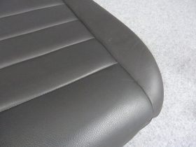 VW Touareg 7L Rücksitzbank hinten links Rückenlehne Leder anthrazit