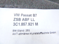 VW Passat 3C B7 Staufach Ablagefach links 3C1857921M