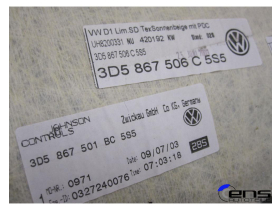VW Phaeton 3D Verkleidung Dachhimmel Himmel 3D5867506C sonnenbeige kurz