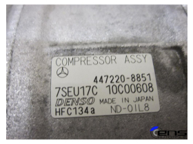 Mercedes CL C215 W215 CL600 Bi-Turbo AMG Klimakompressor A0012300111  7SEU17C