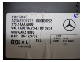 Mercedes S204 W204 Kombi Verkleidung Deckel Kofferraum links A2046902725