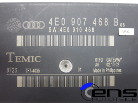 Audi A8 D3 4E Steuergerät Diagnose Interface Gateway 4E0907468B