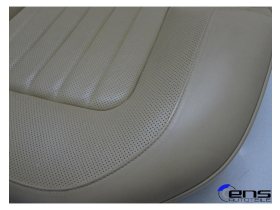 VW Phaeton 3D Sitz hinten links 4-Sitzer Massage Klima Sitzheizung Leder beige