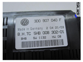 VW Phaeton 3D Steuergerät Modul Klimaanlage 3D0907040F Klimasteuerung