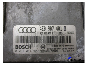 Audi A8 D3 4E 3,0 TDI  Motorsteuergerät ASB  4E0907401B