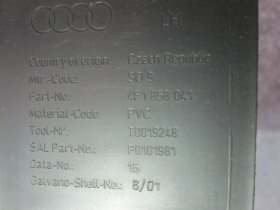Audi A6 4F Armaturenbrett schwarz 4F1858041