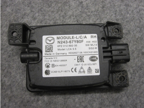 Mazda MX-5 ND RF Module-L/C/A Spurassistent Sensor hinten rechts N24367Y80F
