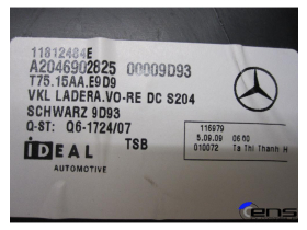 Mercedes S204 W204 Kombi Verkleidung Deckel Kofferraum rechts A2046902825