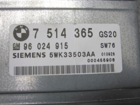 BMW E39 Getriebesteuergerät Automatikgetriebe 7514365  7518306