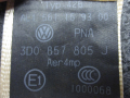 VW Phaeton 3D Gurt Sicherheitsgurt Gurtstraffer Beige hinten links 3D0857805J