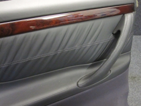 Mercedes CL C215 W215 Verkleidung hinten links Seitenwand Leder guter Zustand