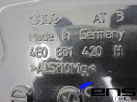 Audi A8 D3 4E Beifahrertür mit Rahmen vorne rechts LZ9W ebonyschwarz