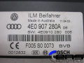Audi A8 D3 4E Bordnetzsteuergerät ILM Beifahrer 4E0907280A